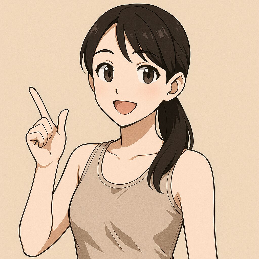 美月のコメントイラスト